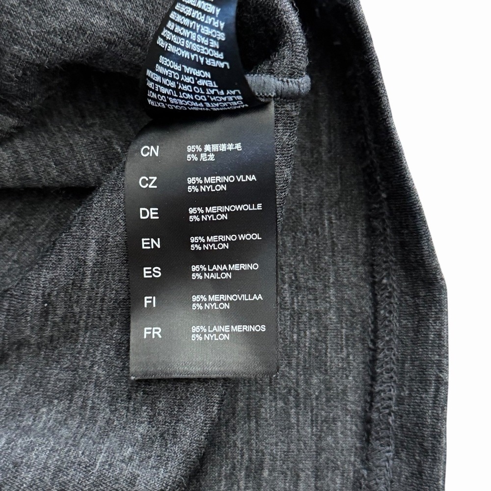 KÜHL Men's Invigoratr Merino Crew Long Sleeve Shirt XXLARGE Black Merino Wool - Picture 5 of 8